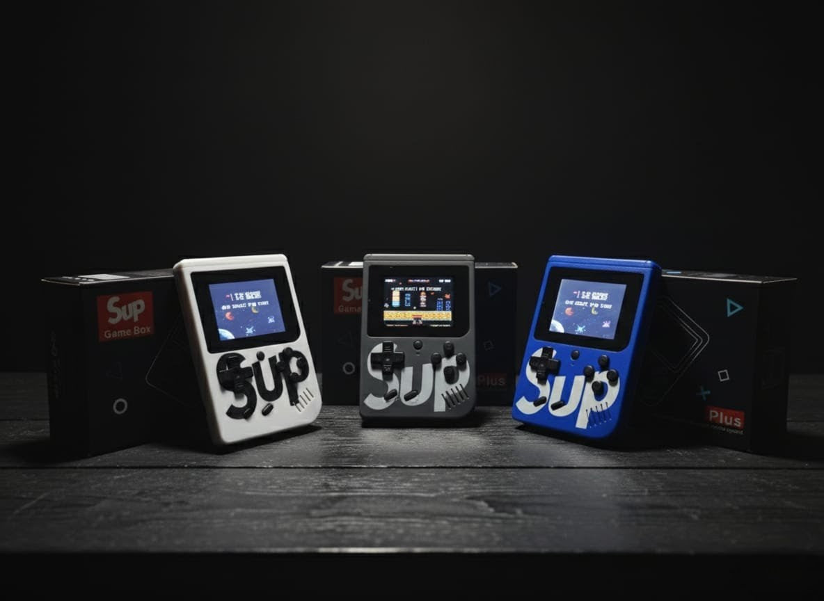 Retro SUP™ Game Box – Premium Handheld Console with 400+ Classic Games