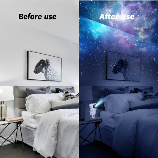 Astronaut Galaxy Projector Lamp – Bring the Universe Home