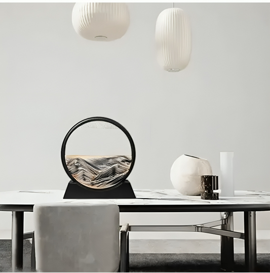 ✨ Relaxing Kinetic Sand Art  – Moving Sandscape Desk Décor