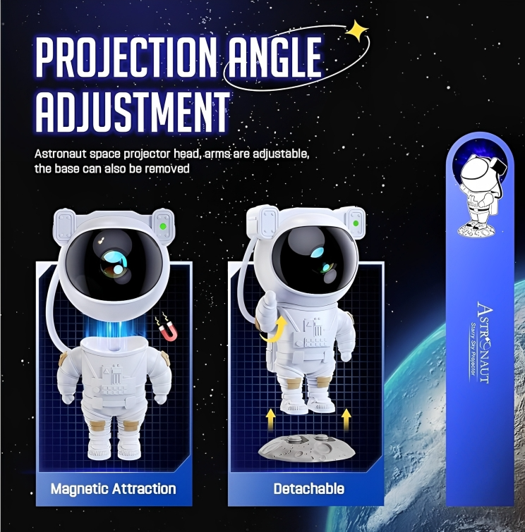 Astronaut Galaxy Projector Lamp – Bring the Universe Home