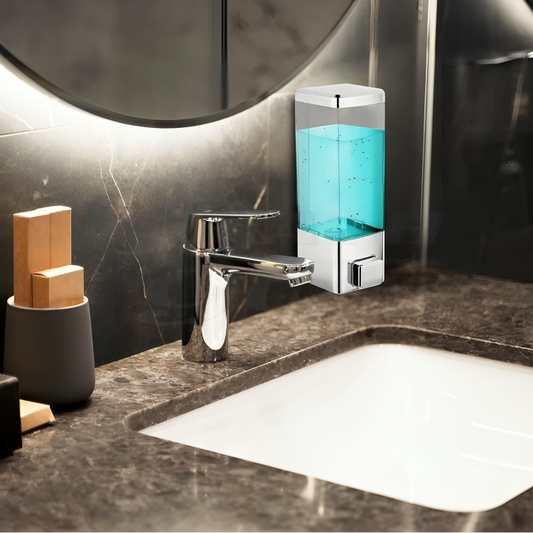 CrystalClear™ Wall-Mounted Soap & Shampoo Dispenser
