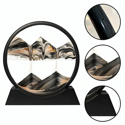 ✨ Relaxing Kinetic Sand Art  – Moving Sandscape Desk Décor