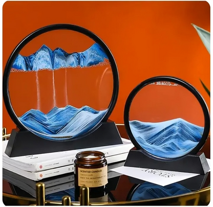 ✨ Relaxing Kinetic Sand Art  – Moving Sandscape Desk Décor
