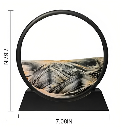 ✨ Relaxing Kinetic Sand Art  – Moving Sandscape Desk Décor