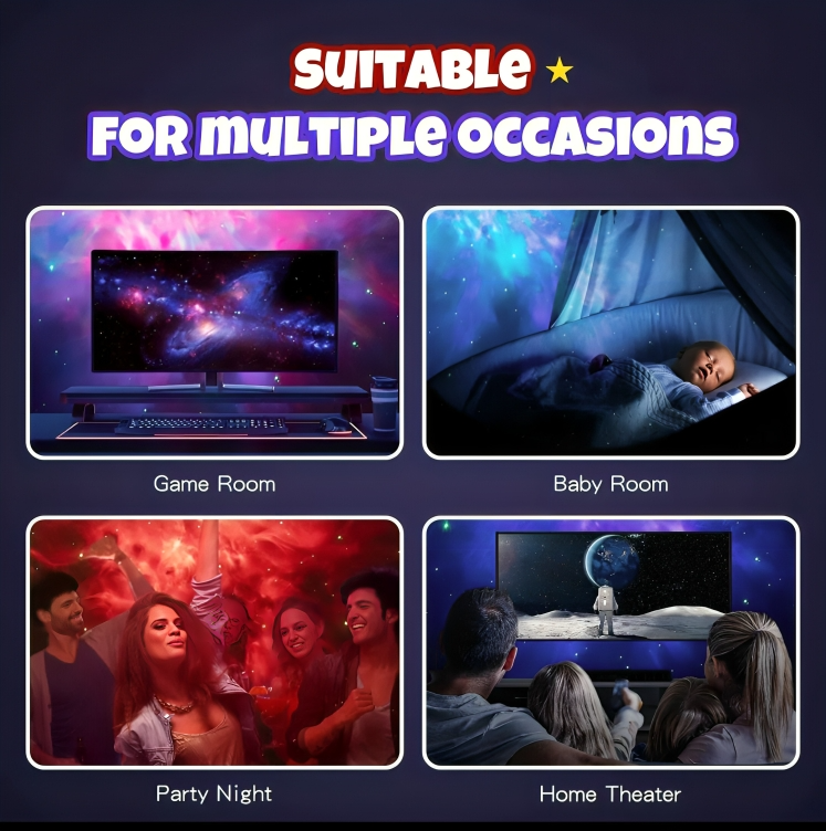 Astronaut Galaxy Projector Lamp – Bring the Universe Home