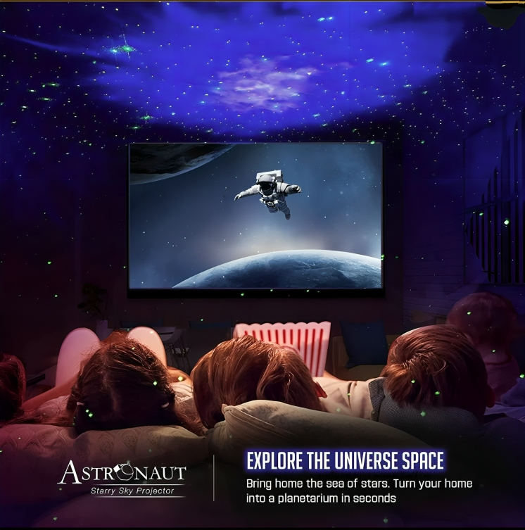 Astronaut Galaxy Projector Lamp – Bring the Universe Home